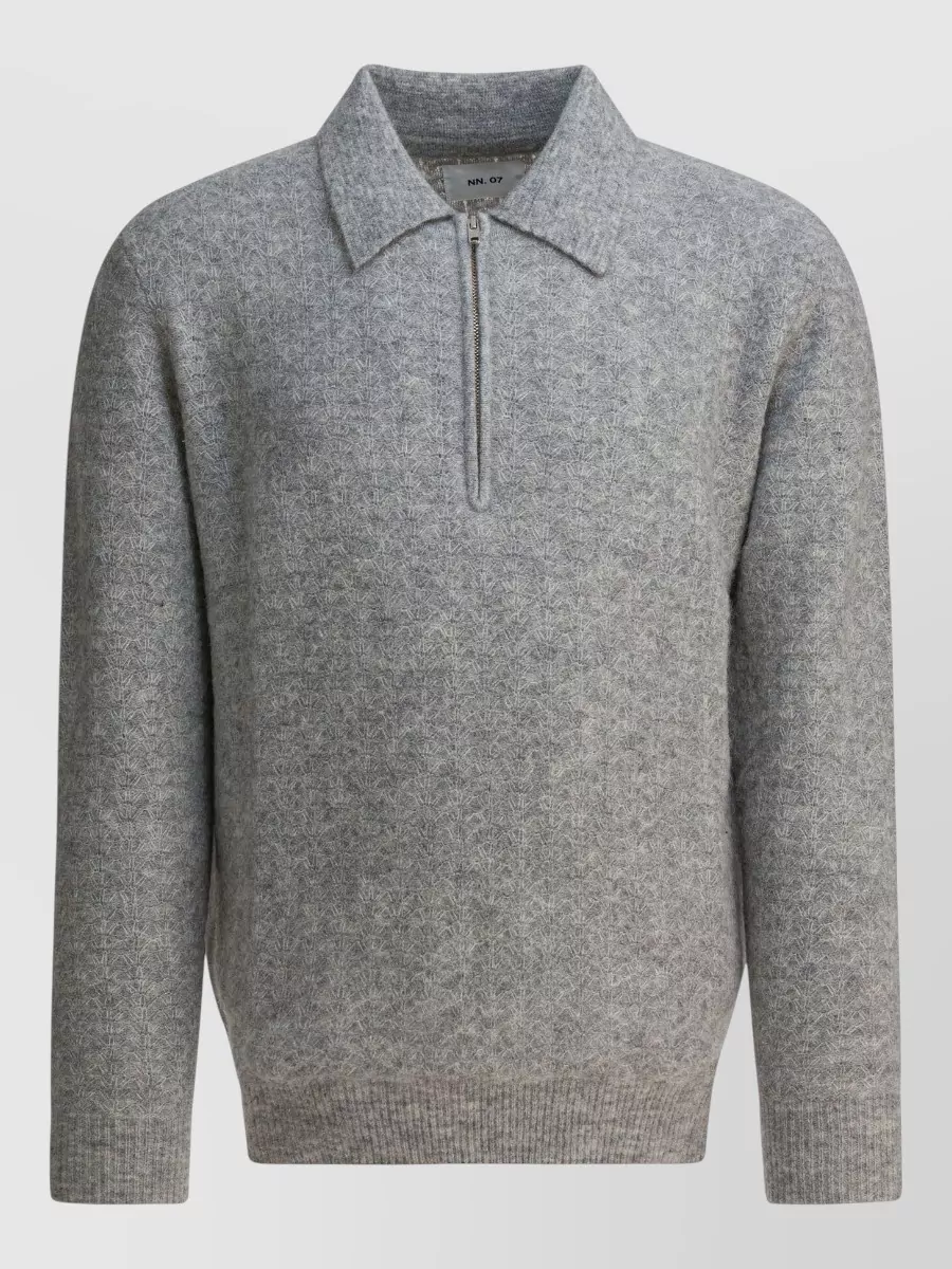 NN.07 alpaca-blend polo sweater
