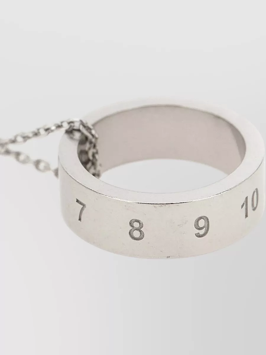 Maison Margiela Silver Pendant Necklace