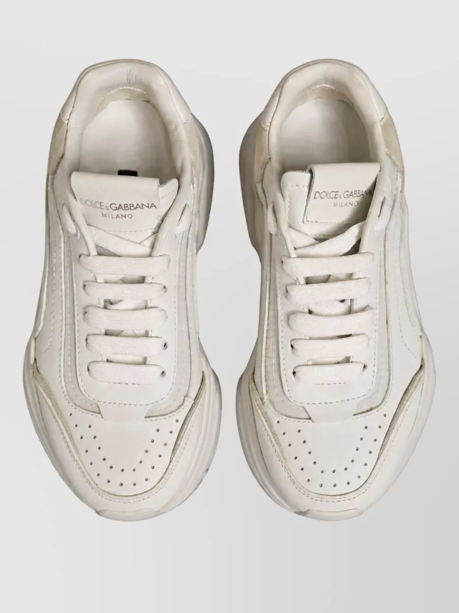 Dolce&Gabbana Leather Low-Top Sneakers