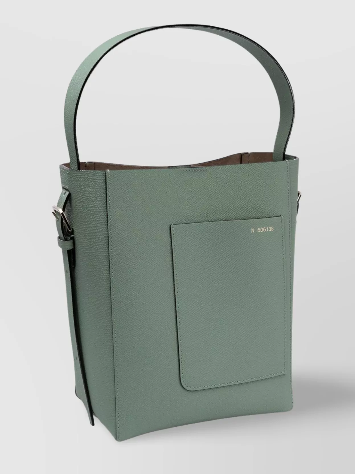 Valextra Bucket Bags With Front Pocket And Top Handle