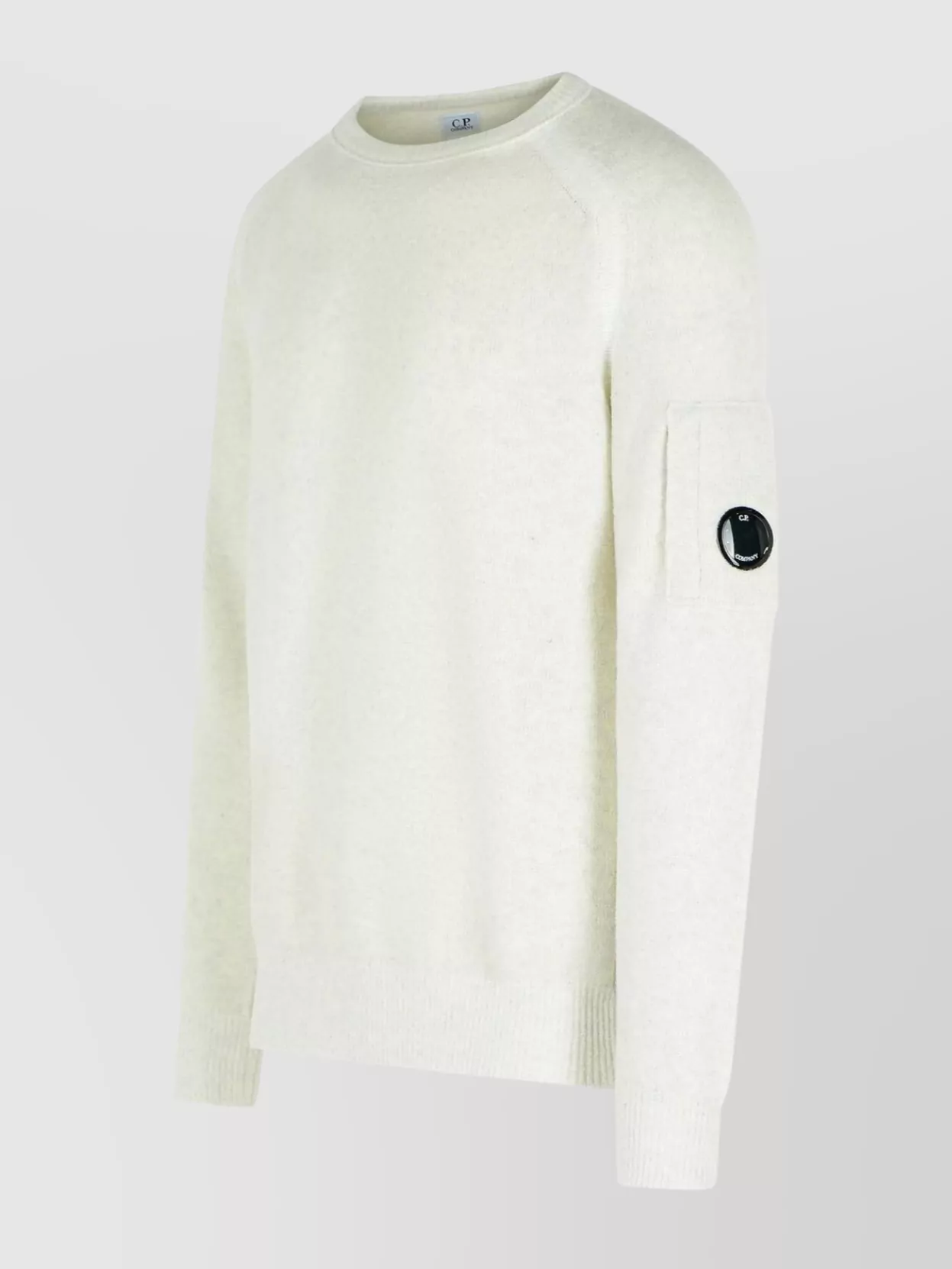 C.p. Company Wool Blend Sweater Sleeve Pocket