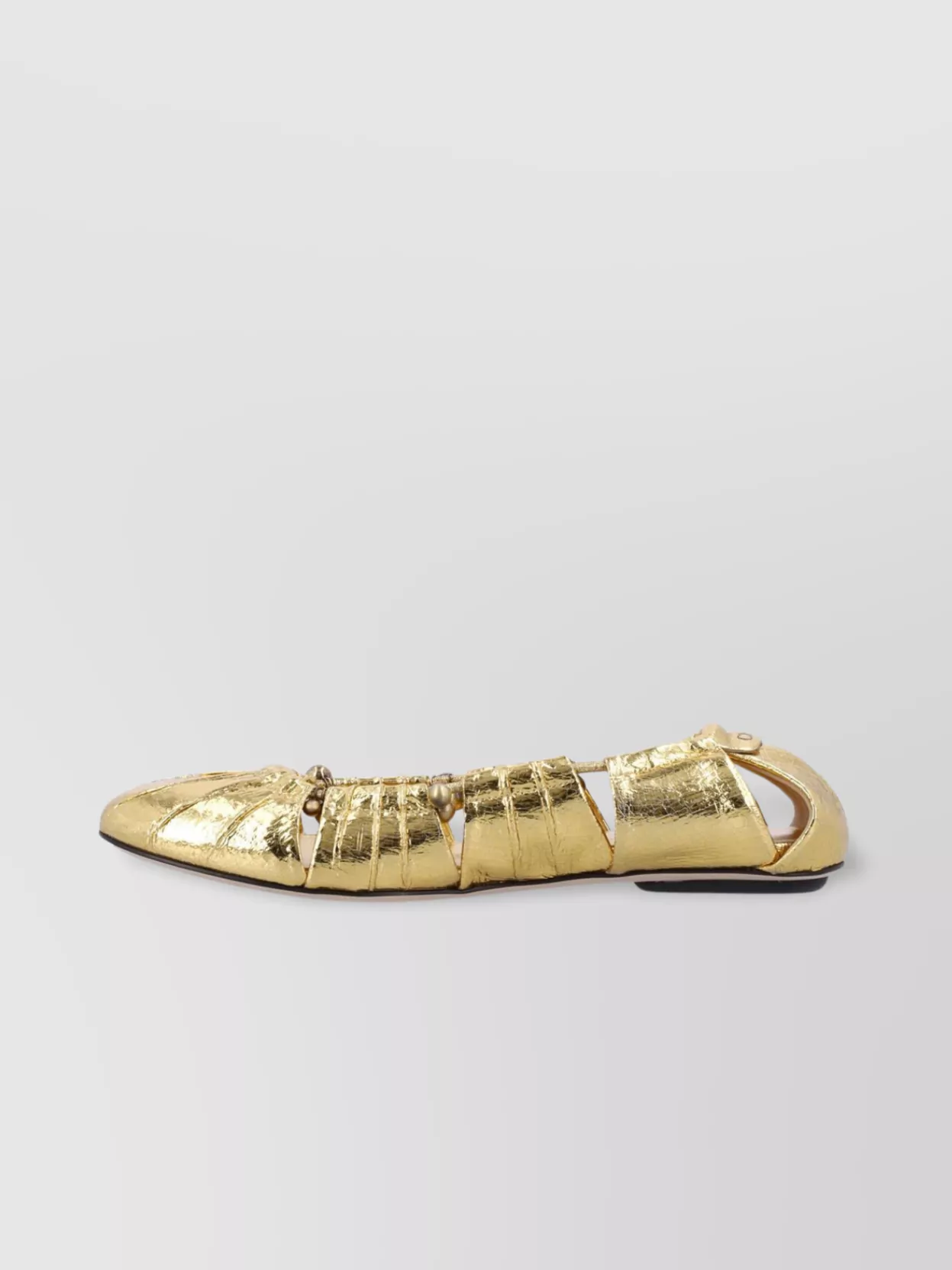 Chloé Luna Ballerina Lace-Up Shoes