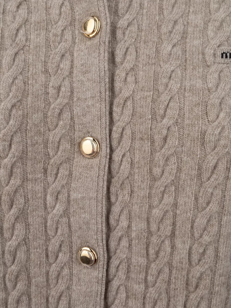 Miu Miu Cashmere Wool Cardigan