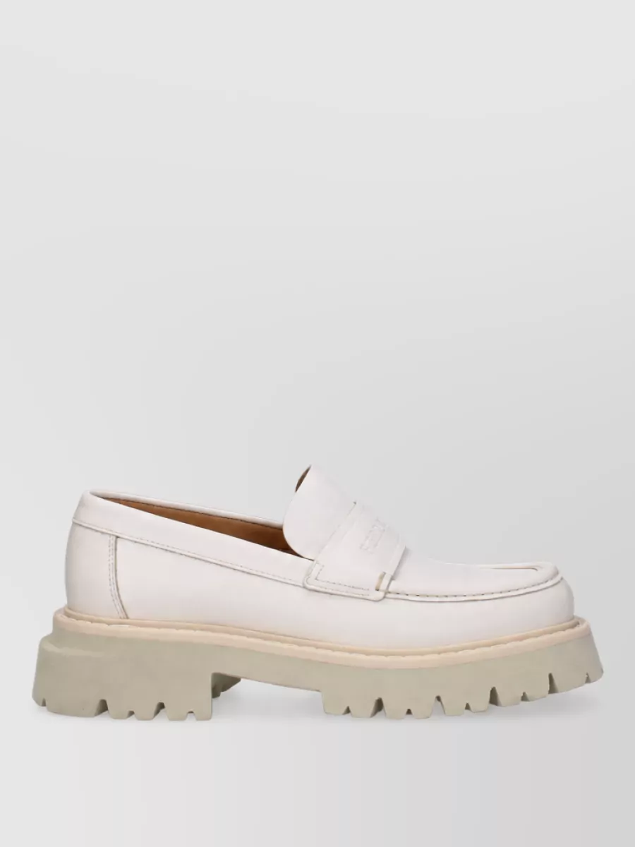 Ferragamo Leather Monk Shoes