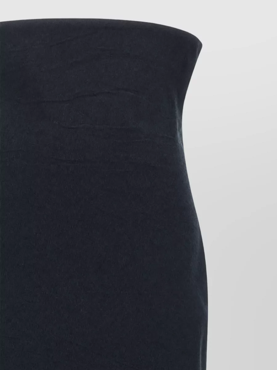 Issey Miyake textured high-rise midi skirt