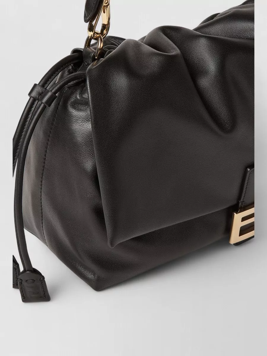 Fendi Baguette Large Leather Shoulder Bag
