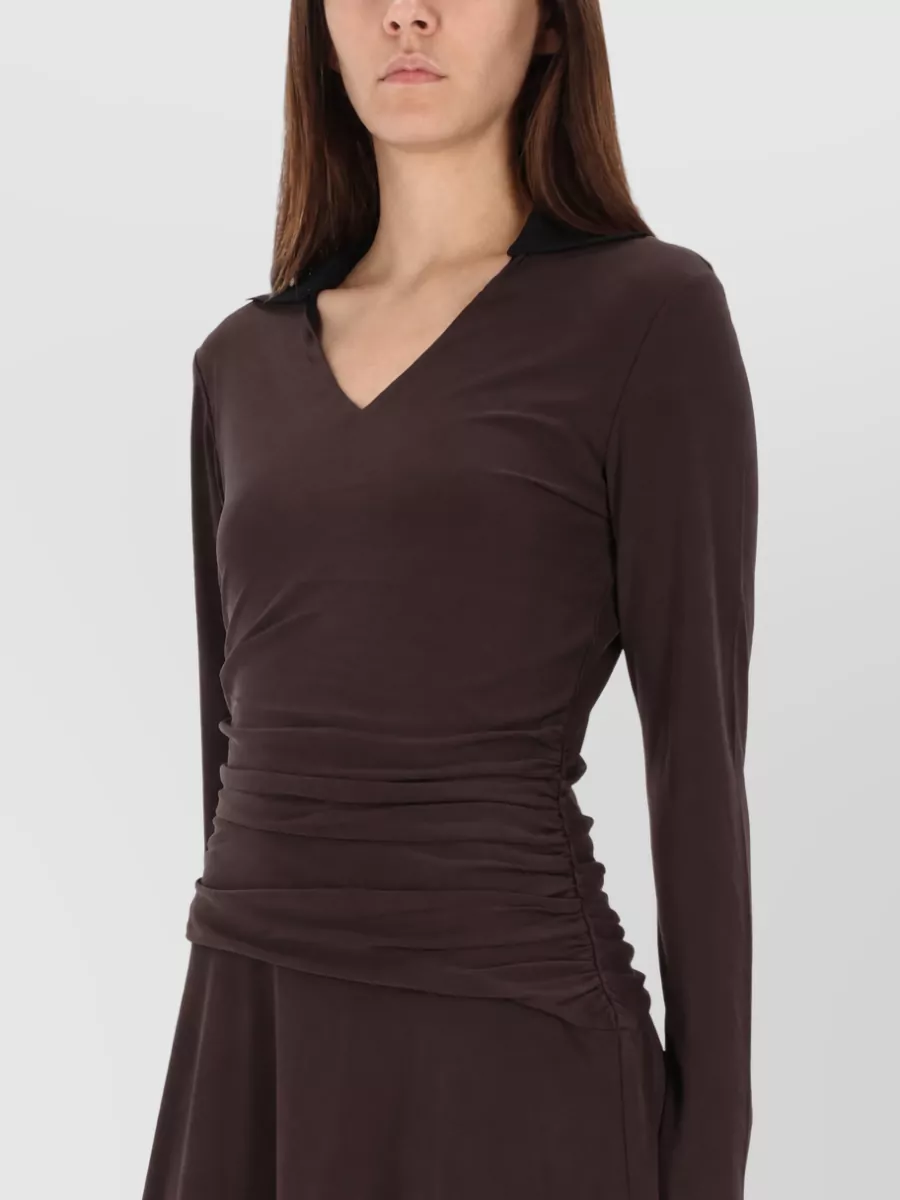 Tory Burch Asymmetric Midi Dress