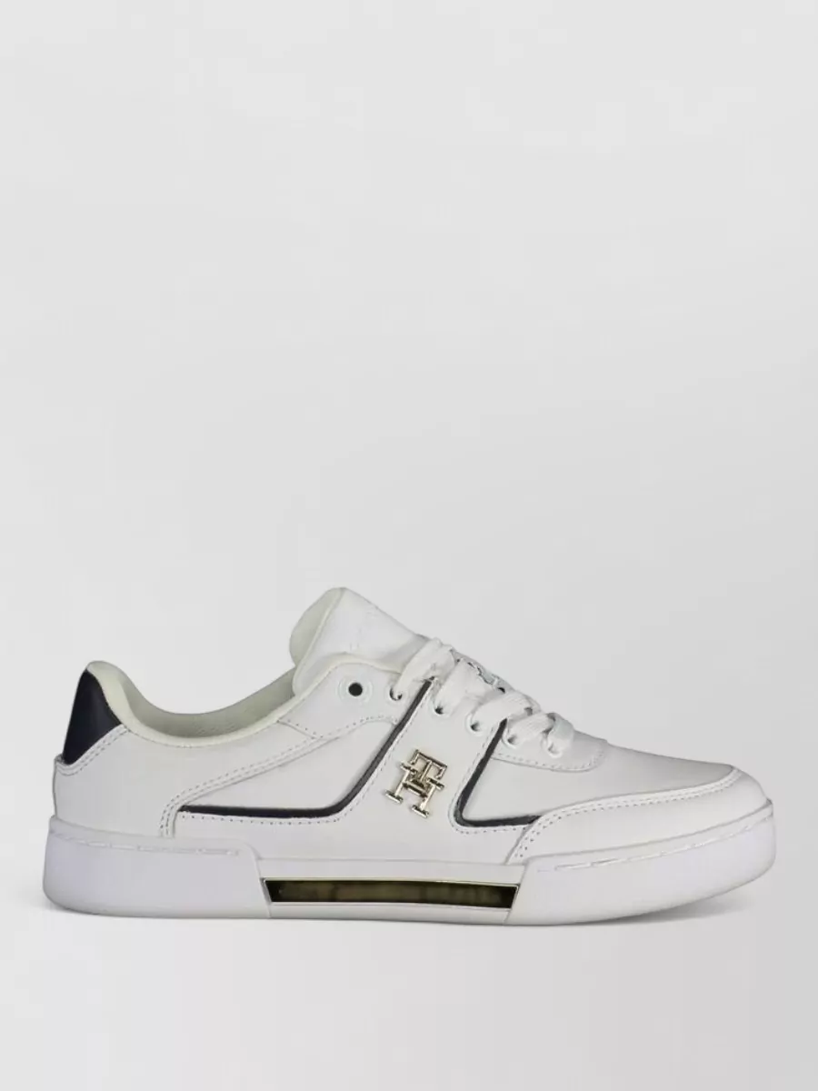 Tommy Hilfiger Leather Lace-Up Sneakers