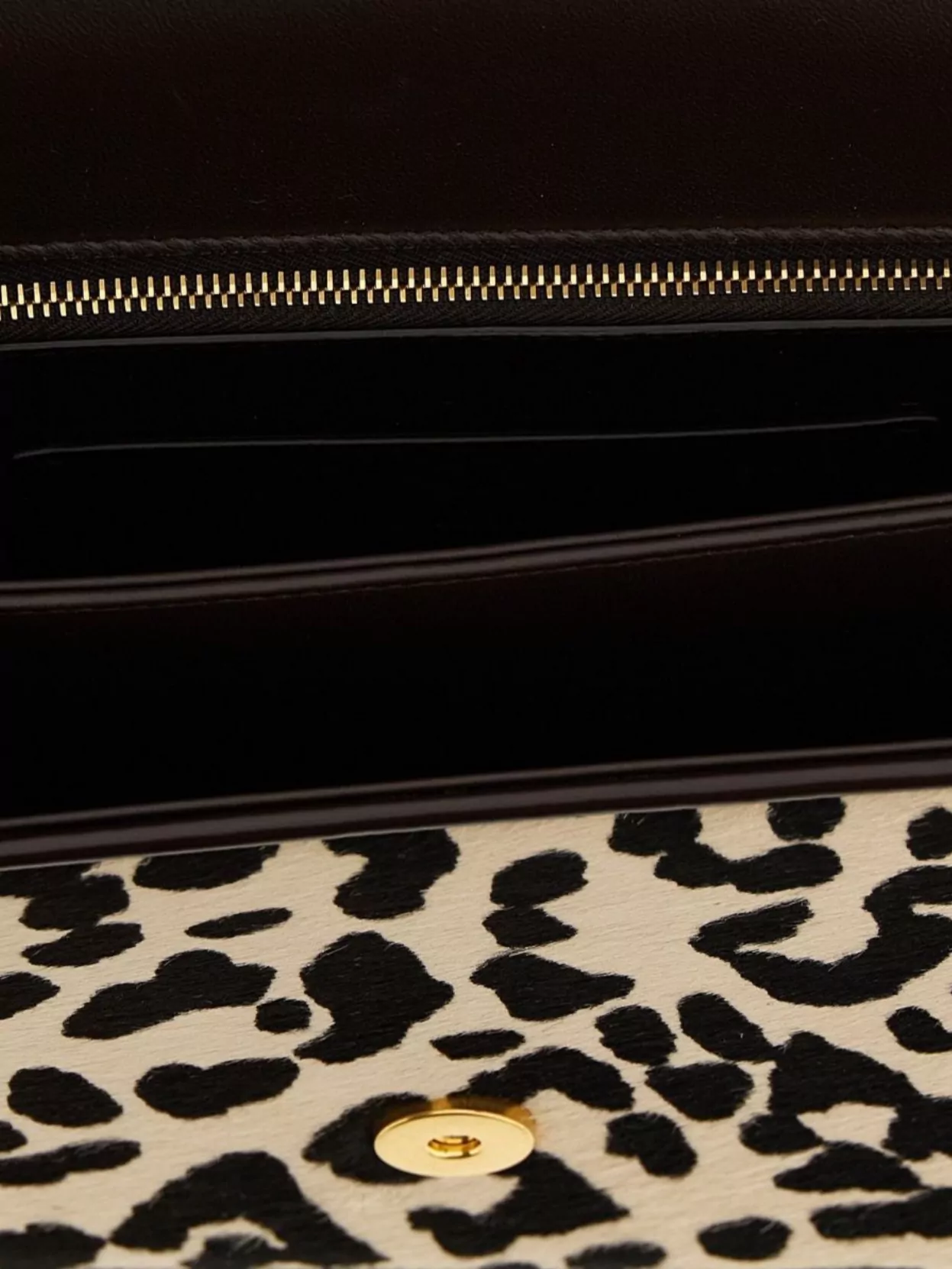 Valentino Garavani Vain Small Cow-print Leather And Calf-hair Shoulder Bag