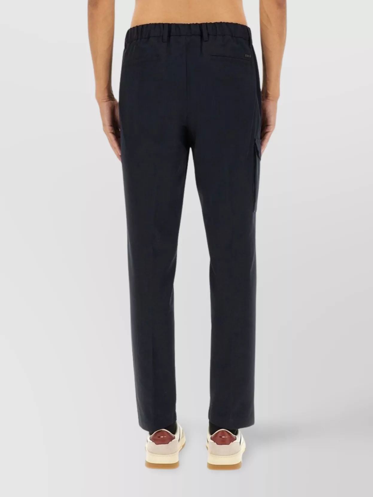 Herno Straight Leg Cargo Trousers And Pockets