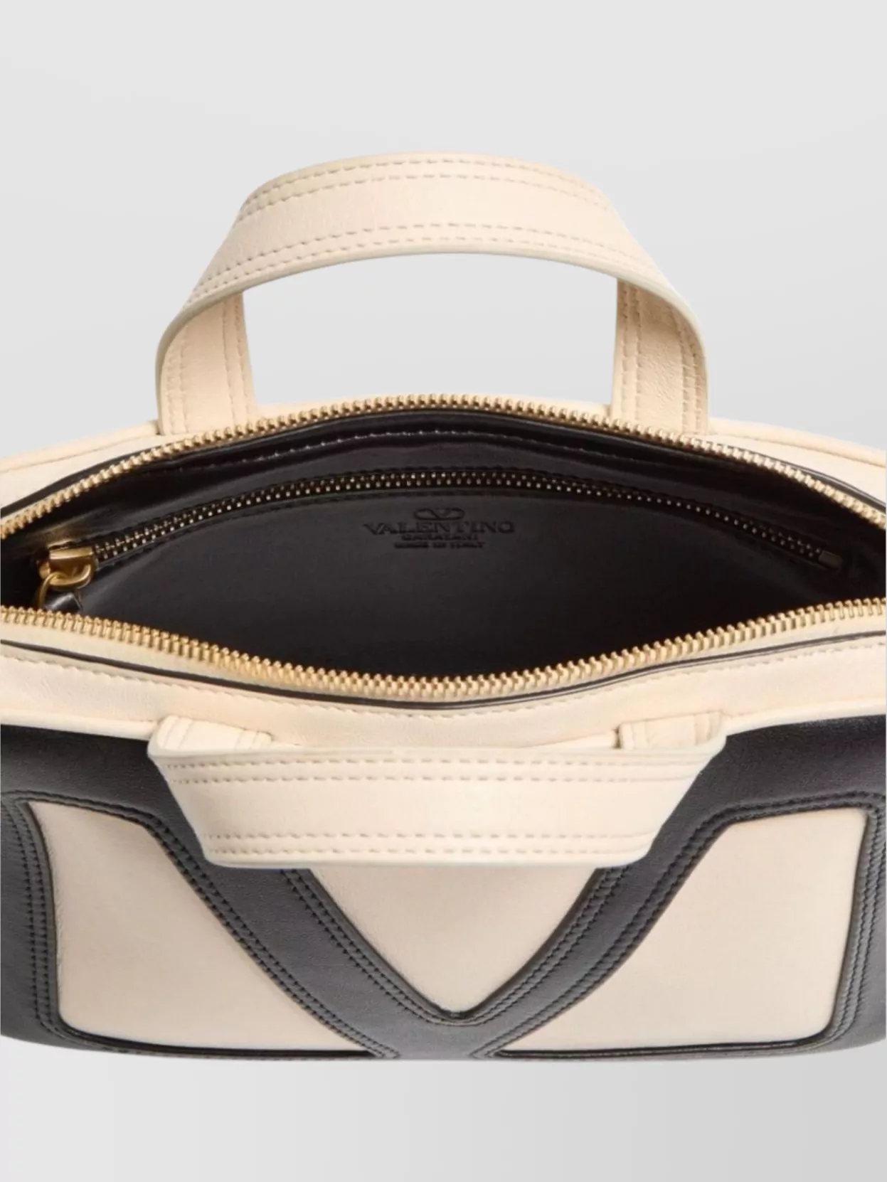 Valentino Garavani Small Leather Duffle Bag With Detachable Strap