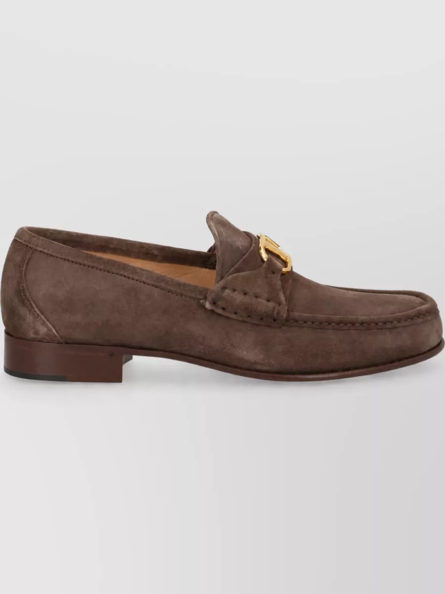 Valentino Garavani Leather Monk Shoes