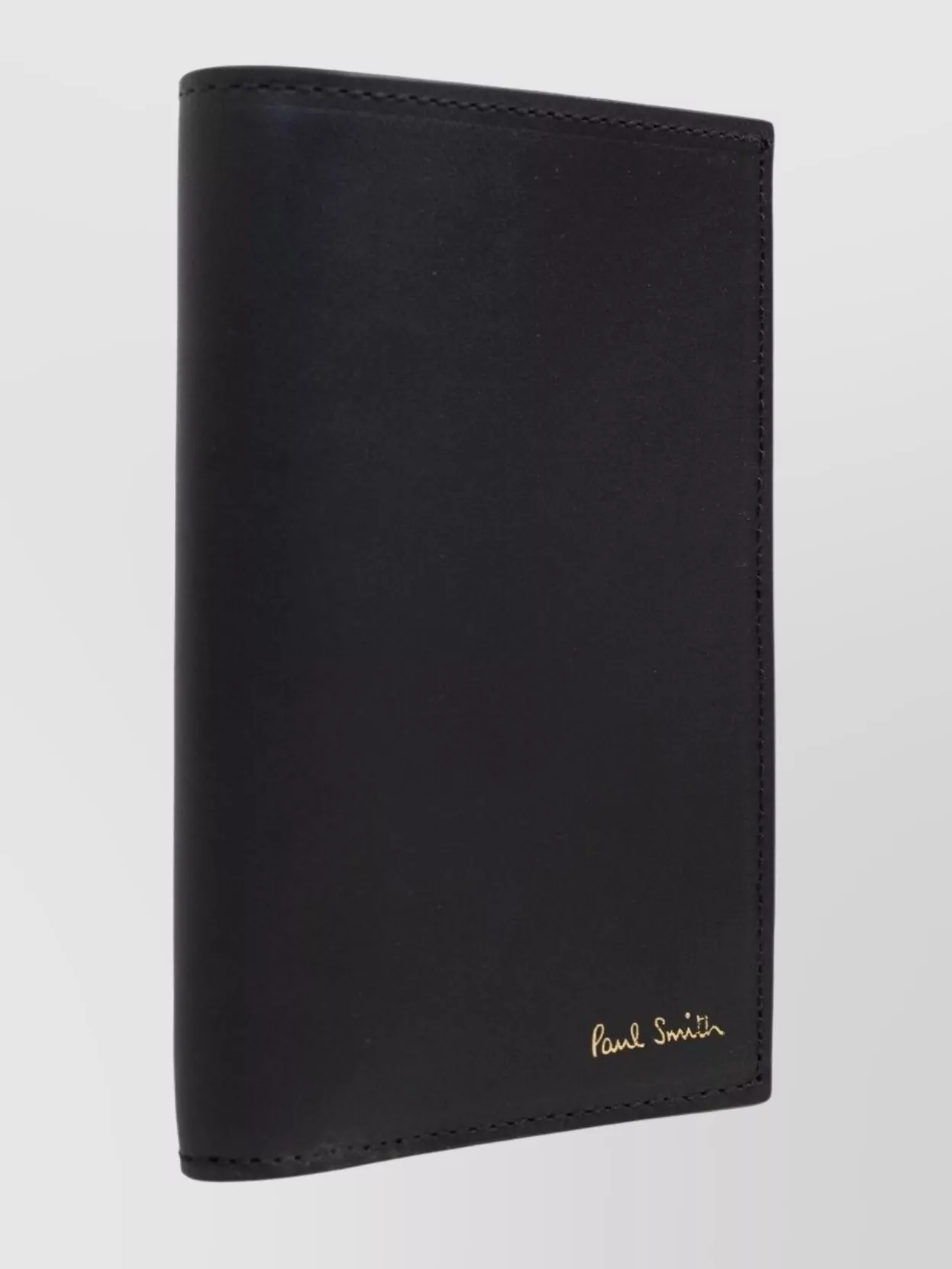 Paul Smith Striped Leather Wallet Foldable Design