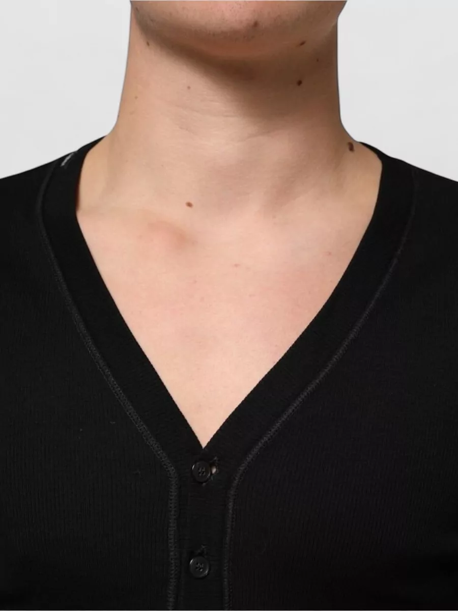 Dolce&Gabbana Cotton Slim-Fit V-Neck Button-Up Cardigan