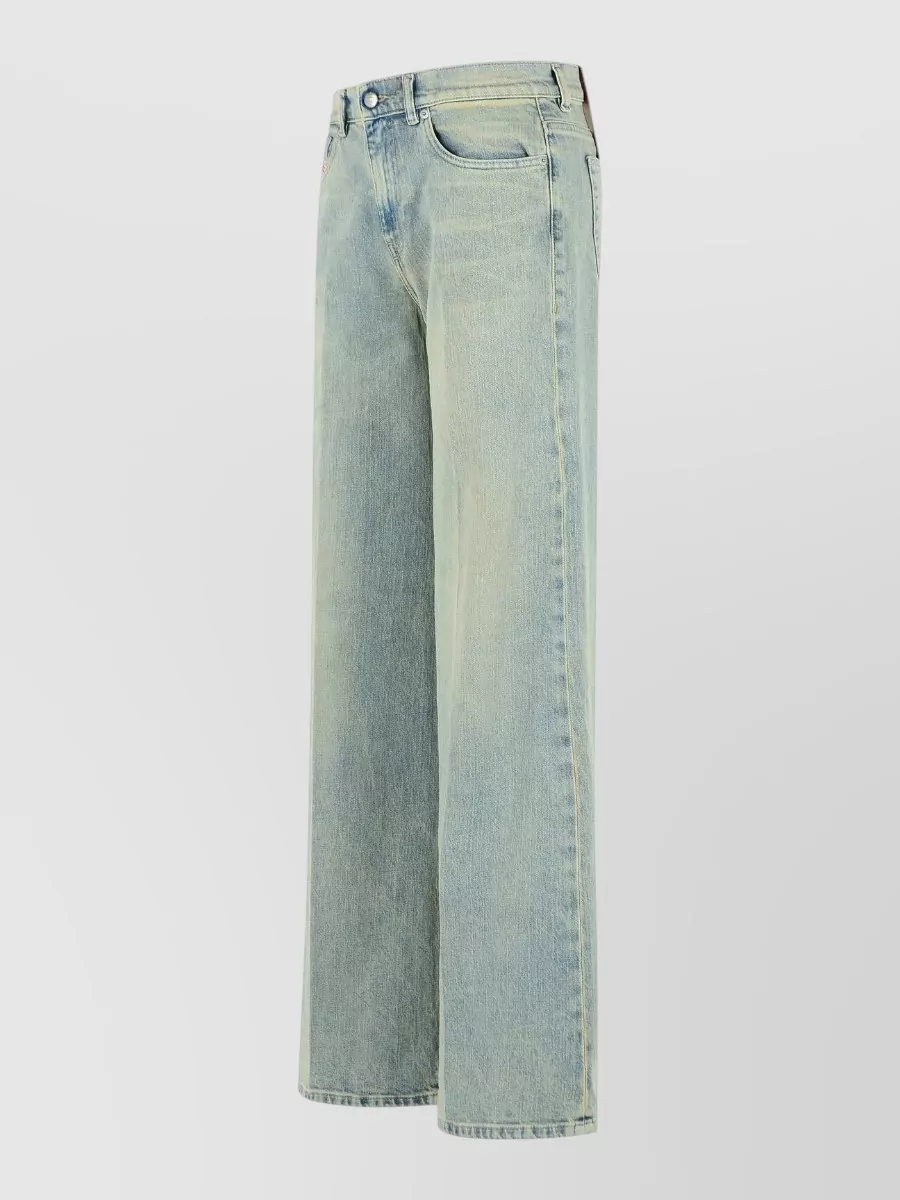 Diesel 1978 D Akemi Wide Leg Cotton Jeans