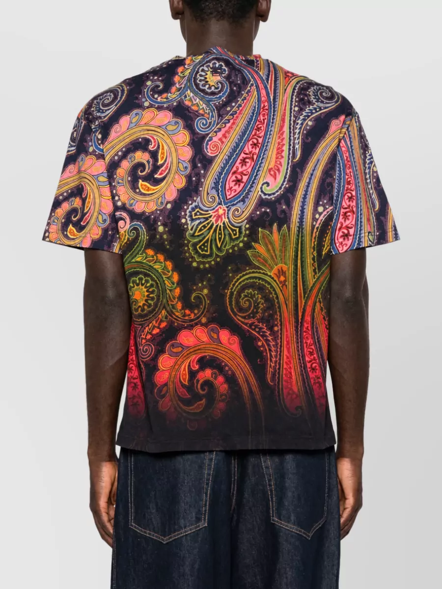 Etro Paisley-Print Cotton T-Shirt