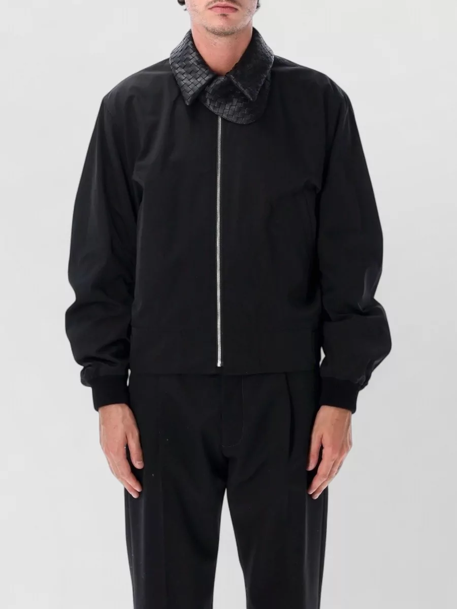 Bottega Veneta single breasted bomber jacket