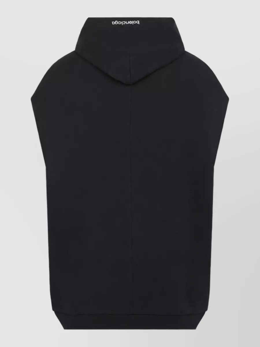 Balenciaga Cotton Sleeveless Regular-Fit Hoodie