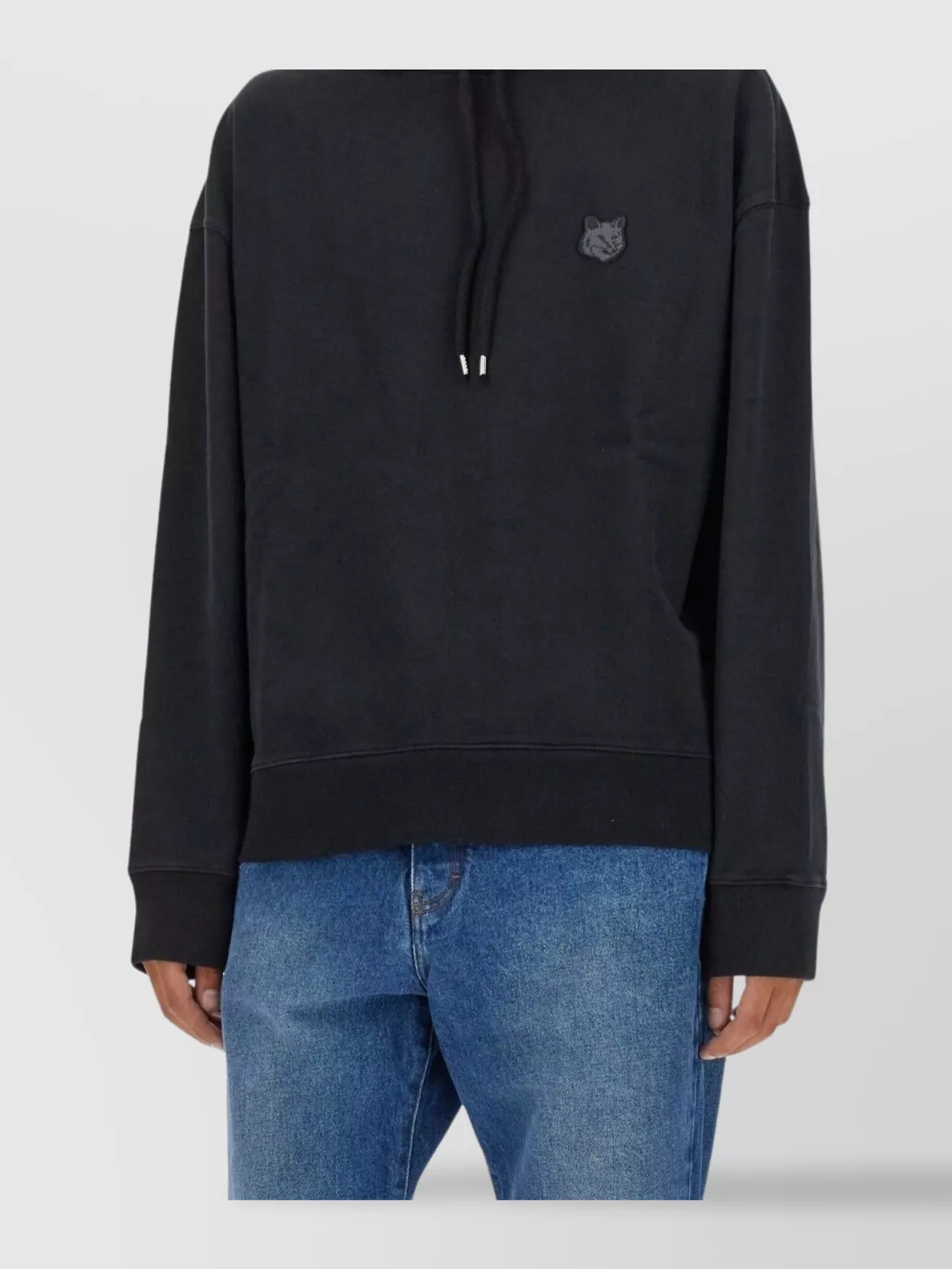 Maison Kitsuné Hoodie Oversized Drawstring Hood