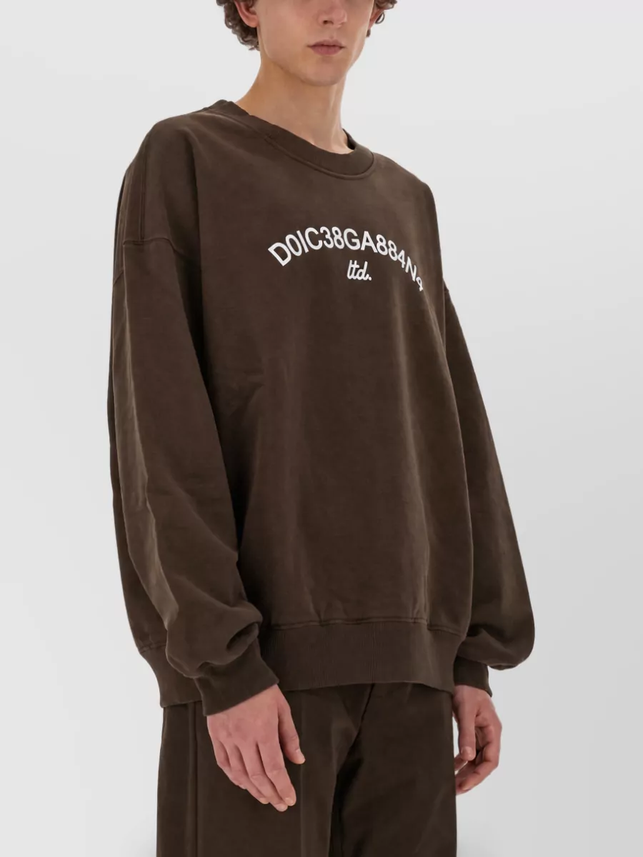 Dolce&Gabbana Cotton Logo-Print Sweatshirt