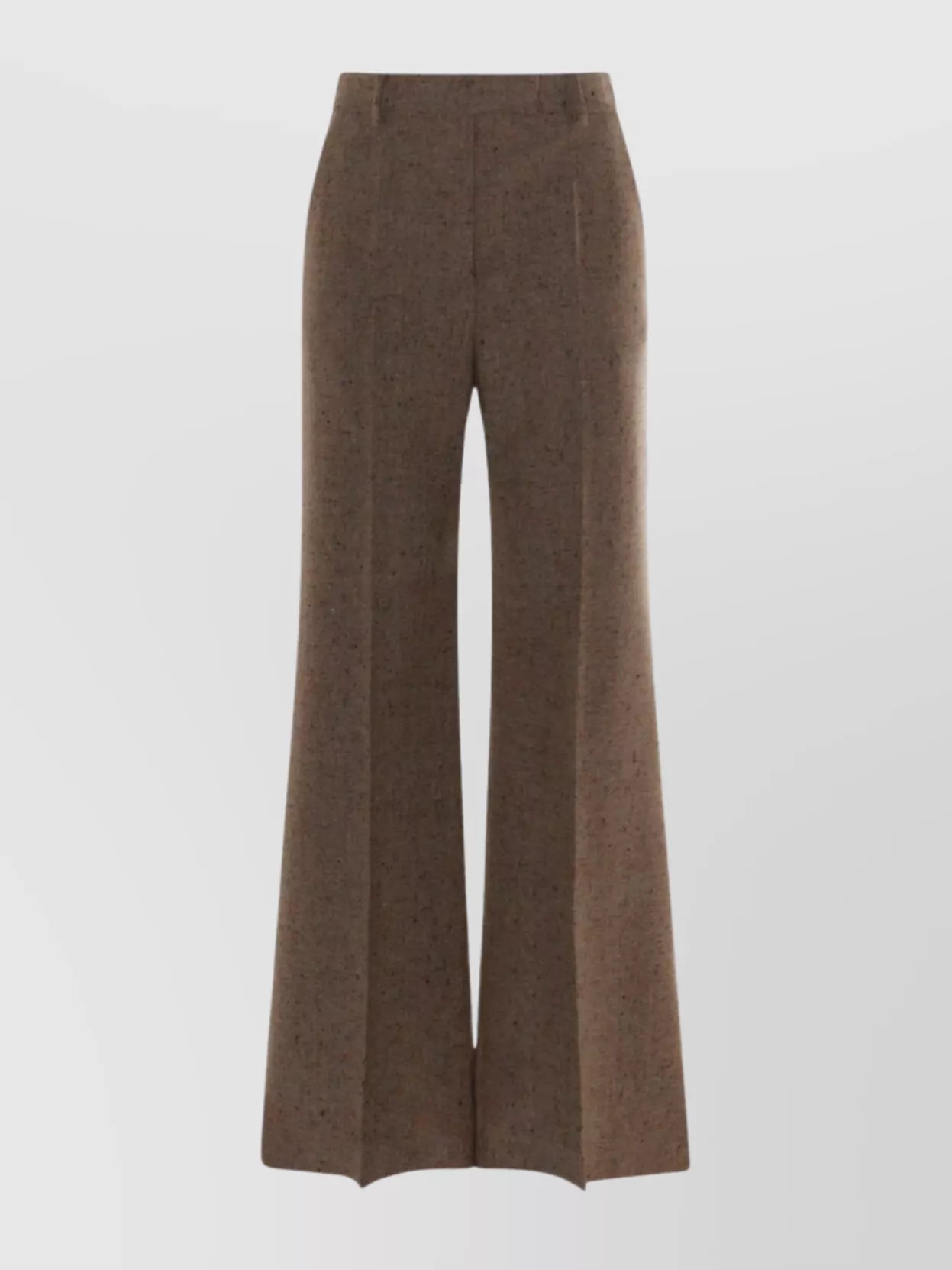 Valentino Wide-leg High Waist Trousers Pleats In Multi