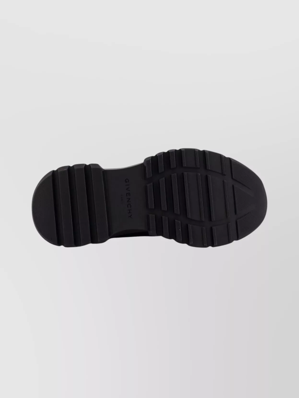 Givenchy Leather Round Toe Rubber Sole Sneakers