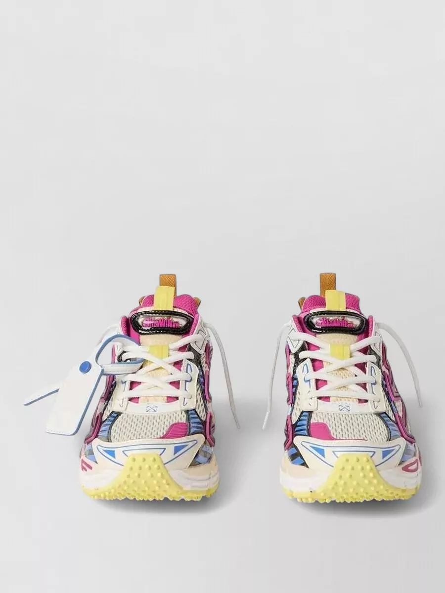 Off-White mesh low-top sneakers