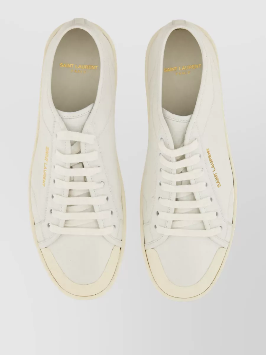 Saint Laurent Leather Gym Sneakers
