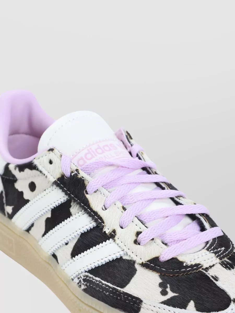 Adidas Calf Hair Leather Low-Top Sneakers