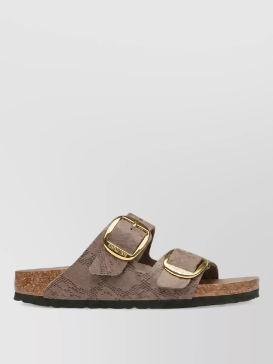 Birkenstock synthetic flat sandals