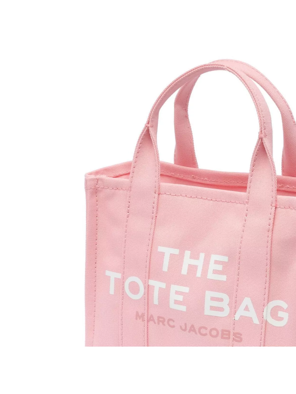 Marc Jacobs Small Traveler Tote Bag With Pink Ribbon