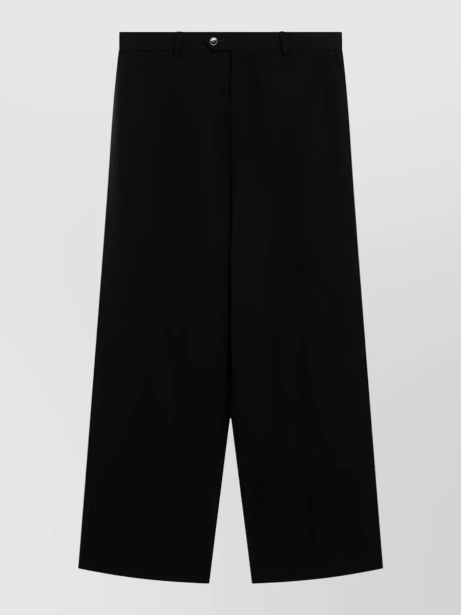Balenciaga wool wide-leg trousers