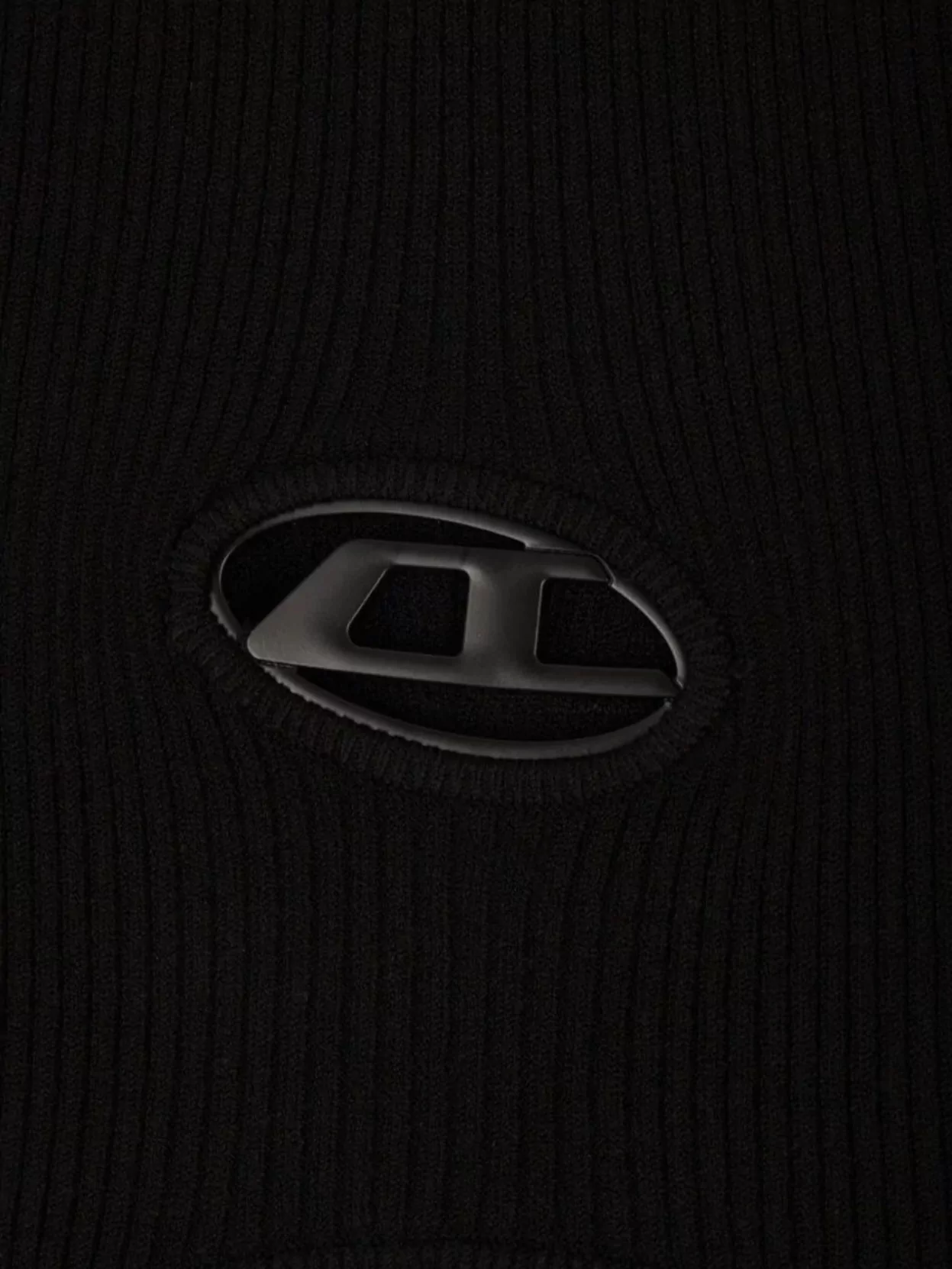 Diesel Round Neck Slim Fit Ribbed Knitwear