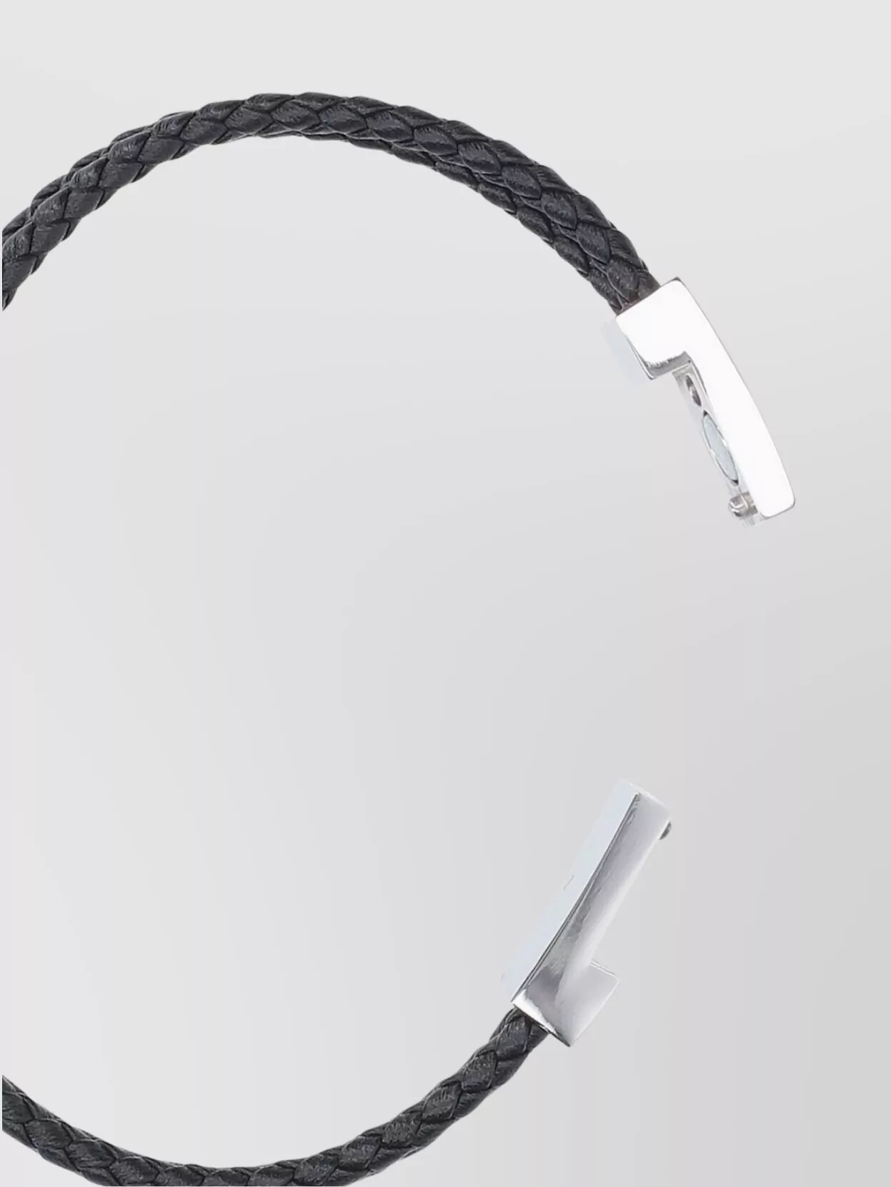 Ferragamo Braided Leather Adjustable Fit Bracelet