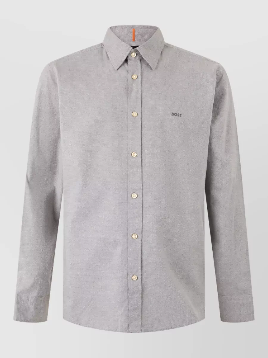 Boss regular-fit long-sleeve shirt
