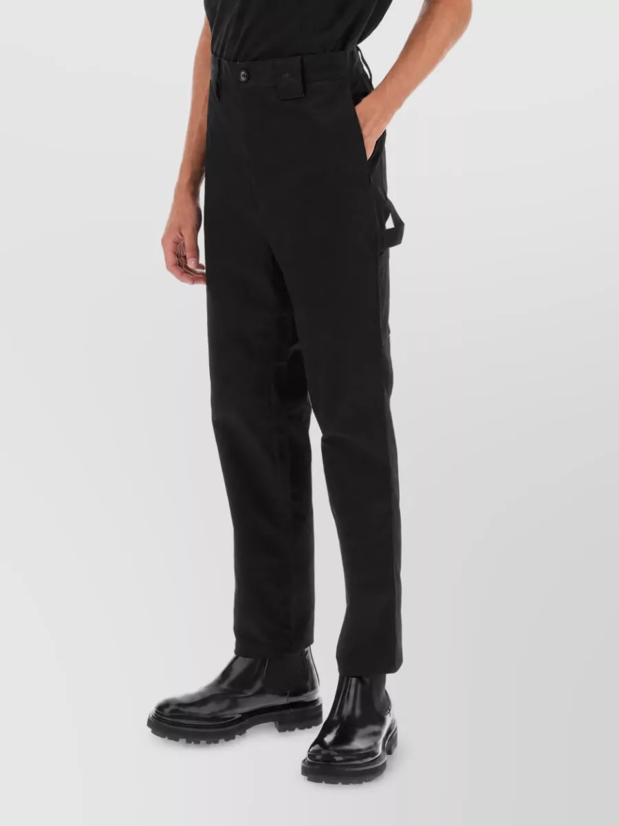 Burberry Cotton Straight-Leg Cargo Trousers