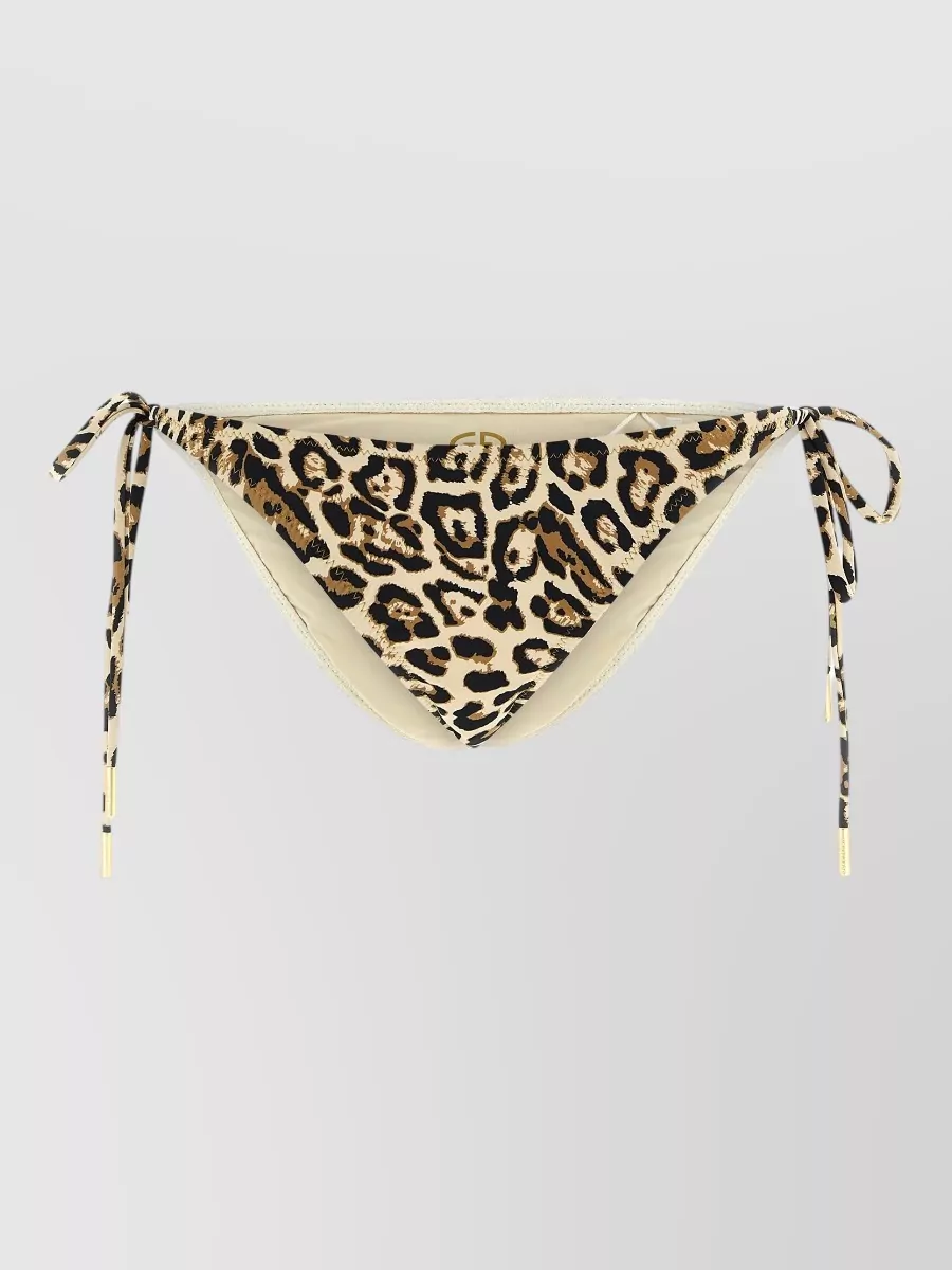 Goldbergh jaguar-print low-rise high-leg bikini briefs