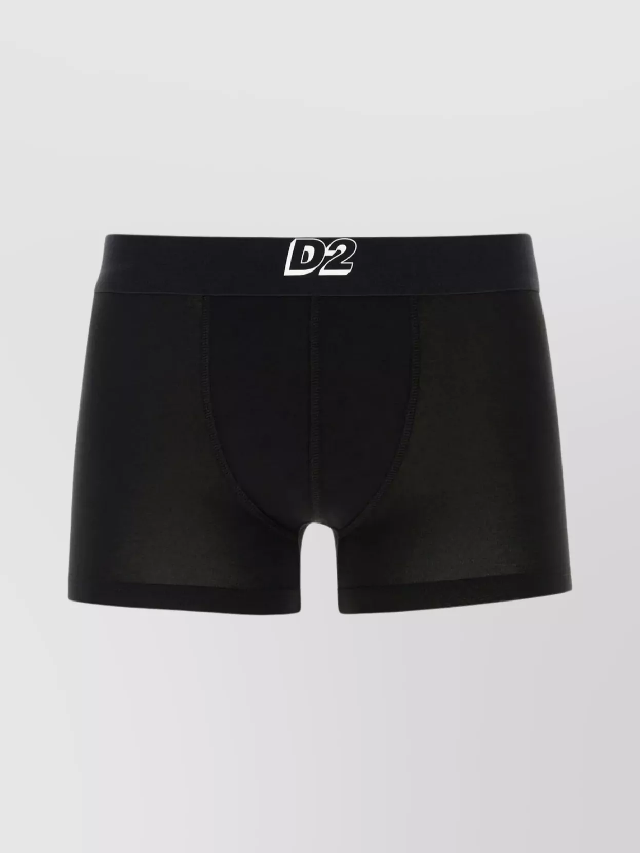 Shop Dsquared2 Flex Fit Modal Boxer With Elastic Waistband In Black
