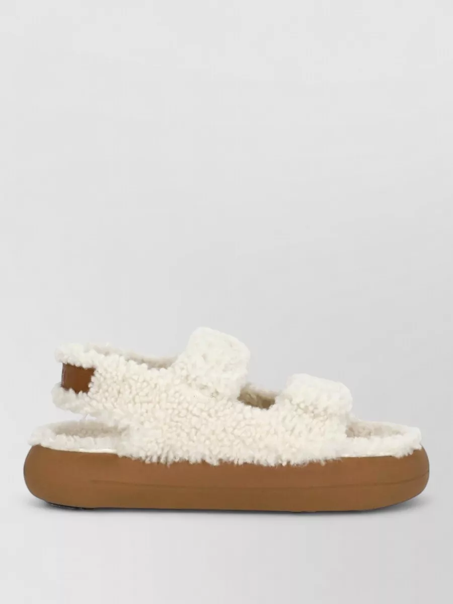 Moon Boot Shearling Sandals