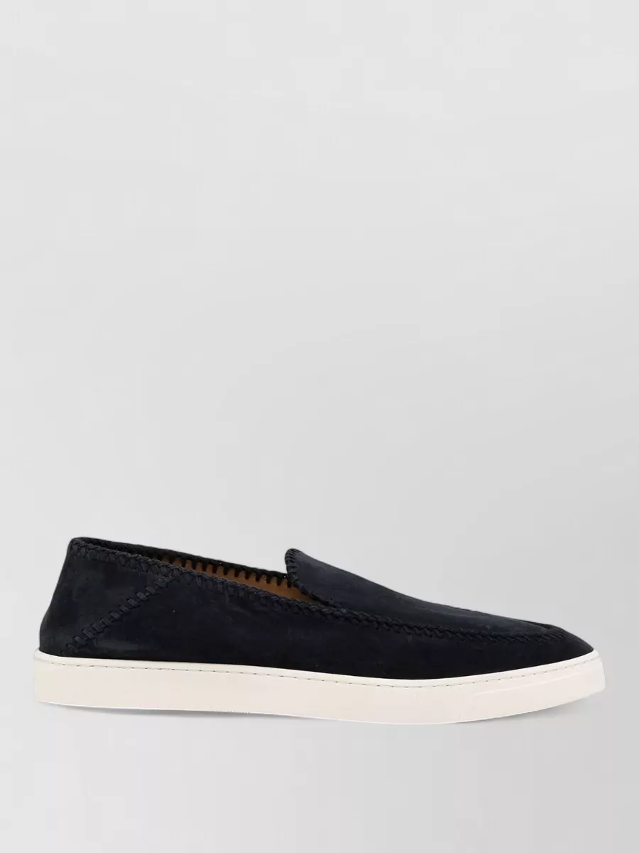Giorgio Armani leather slip-on loafers