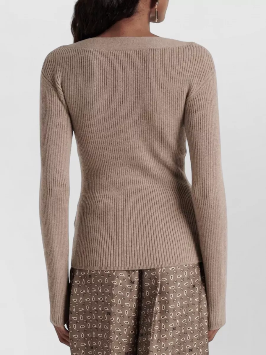 Max Mara Cashmere Wool Knit Cardigan