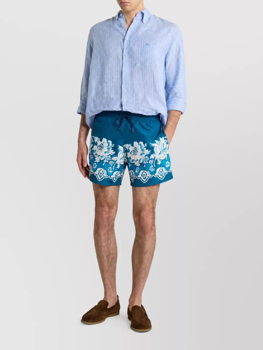 Etro Polyester Swim Shorts
