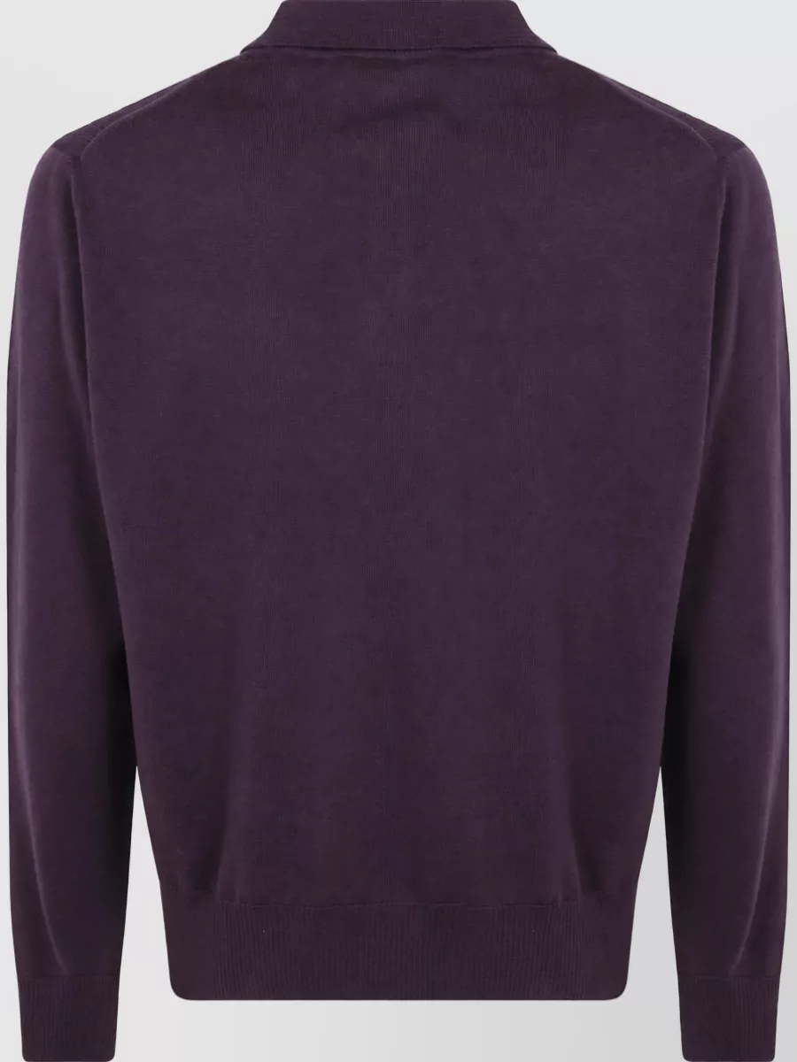 Vivienne Westwood Wool Long-Sleeve Polo Sweater