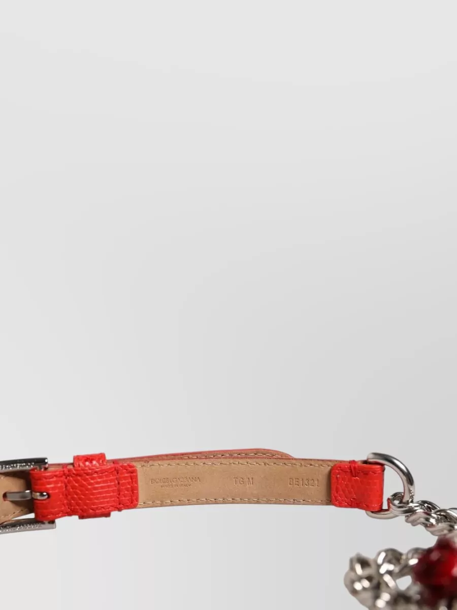 Dolce&Gabbana Leather Chain Belt