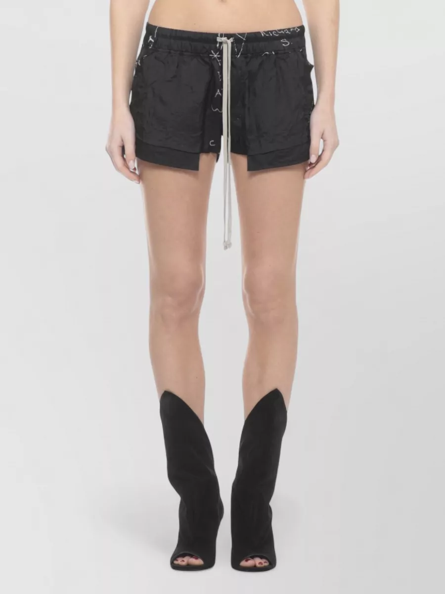 Rick Owens Drawstring Short Shorts