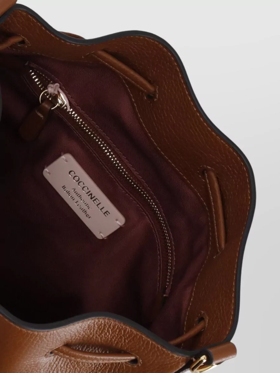 Coccinelle Leather Bucket Shoulder Bag