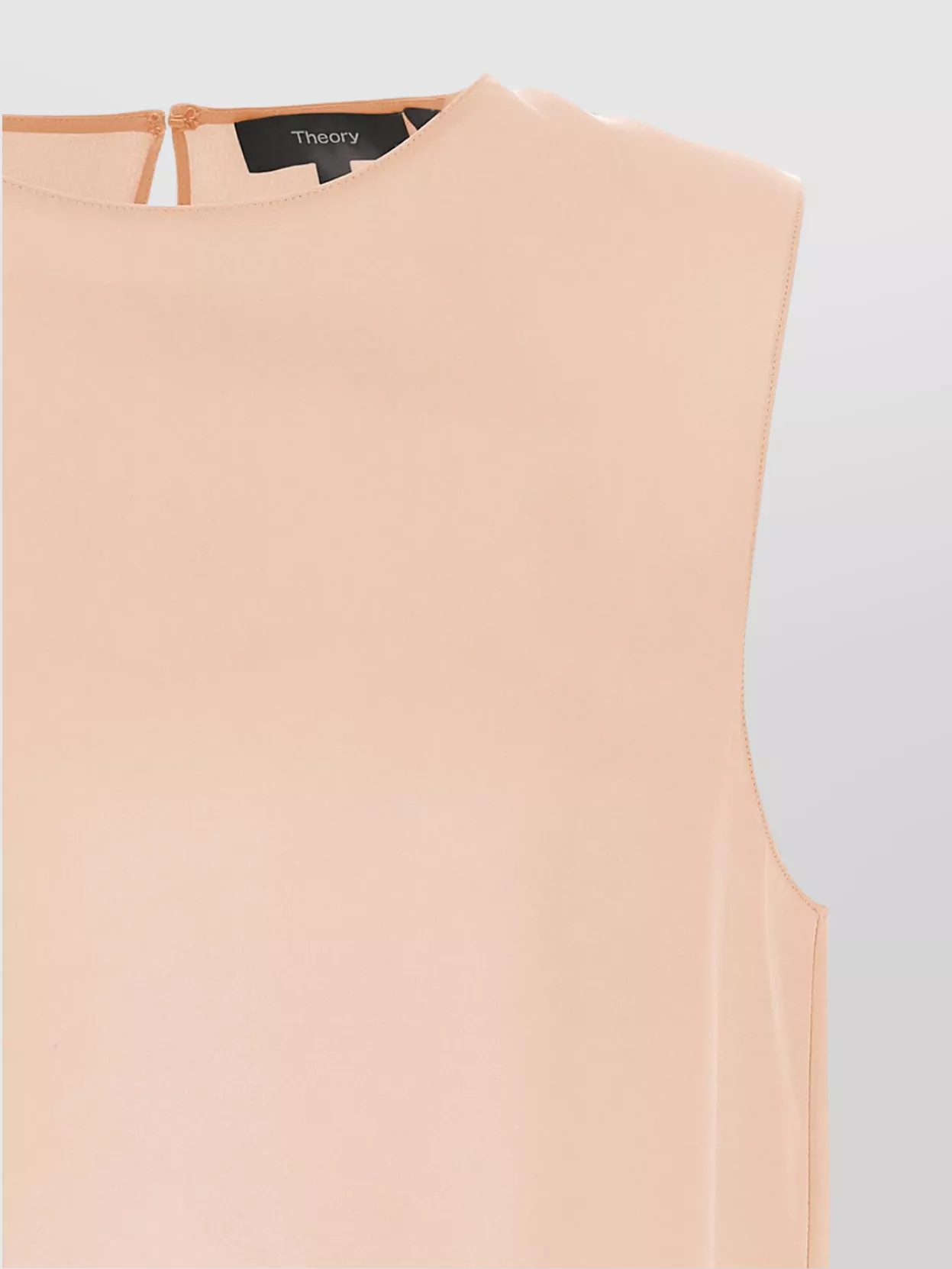 Theory Keyhole Back Lightweight Fabric Top