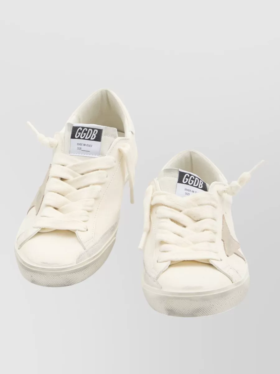 Golden Goose Leather Super Star Low-Top Sneakers