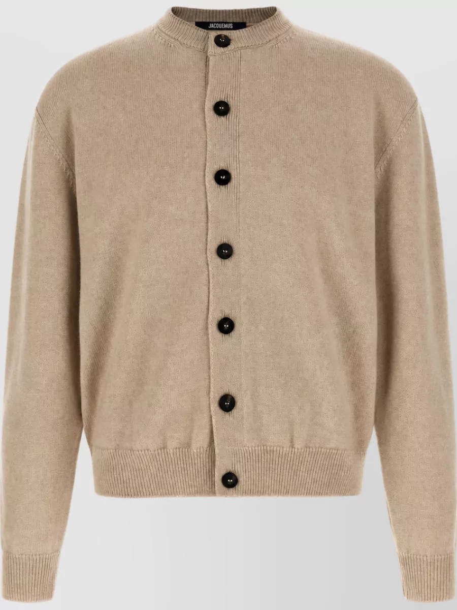 Jacquemus Merino Wool Relaxed-Fit Cardigan