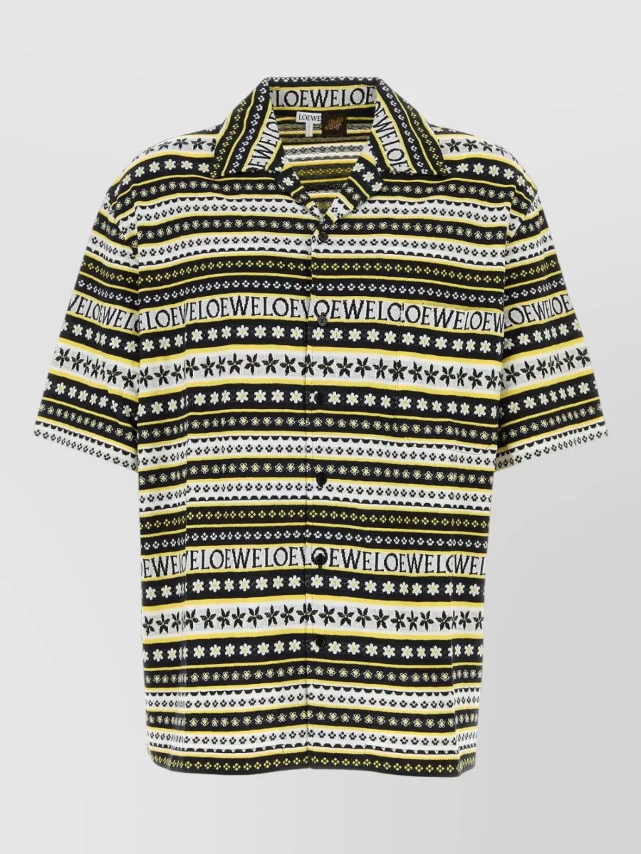Loewe Paula's Ibiza Embroidered cotton polo shirt